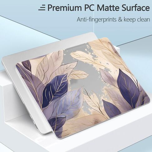 Designed for M3/M2/M1 MacBook Pro 16 inch Case 2023 2021 A2991 A2780 A2485 Pro/Max, Ultra-Thin Hard Shell Case with Keyboard Cover & USB Adapter & Webcam Cover, Abstract Flowers in Saudi Arabia