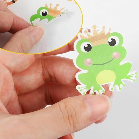 21Pcs Cute Animals Stickers, Waterproof Zoo Animals Decals, Removable Reusable Cartoon Stickers for Kids Adults Classroom Home Nursery Airplane Birthday Party Supplies Decorations in Kuwait