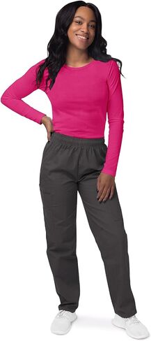 Sivvan Scrubs for Women - Long Sleeve Comfort Underscrub Tee 2-Pack in Saudi Arabia