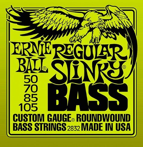 Ernie Ball 2832 Regular Slinky Round Wound Bass Strings 2 Pack in Saudi Arabia