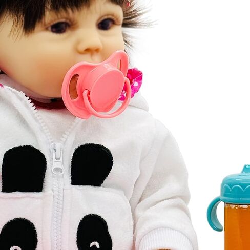 Baby Doll Accessories Magic Bottle set Magic Disappearing Milk Juice Bottles Sippy Cups with Pacifiers Bowl Spoons, Doll Bottle Toys Feeding Pretend Playset for Kids Girls Ages 3+ (Small set(10pcs)) in Saudi Arabia