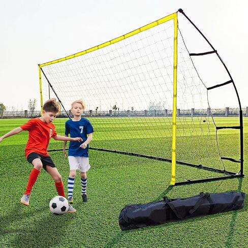 PreGymnastic Soccer Goals 12X6 FT Portable Soccer Nets-Youth &Adult Folding Soccer Goal for Games and Practice Indoor and Outdoor in Saudi Arabia