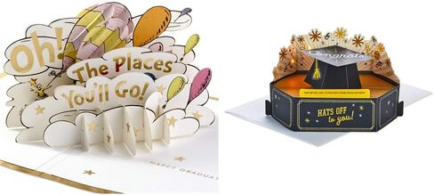 Hallmark Dr. Seuss Pop Up Graduation Card (Oh, the Places You'll Go!) for High School, Kindergarten, Middle School, College and College Graduates - Signature Paper Wonder in Saudi Arabia