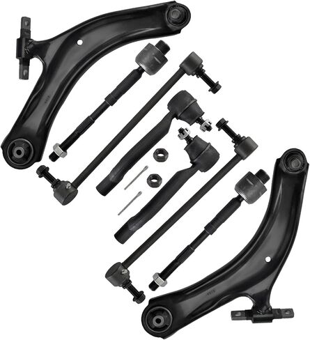 ASTARPRO - طقم تعليق أمامي مكون من 8 قطع لسيارة Nissan 2008-2013 Rogue 2014-2015 Rogue Select، 2 ذراع تحكم سفلي مع مفاصل كروية داخلية وخارجية، 4 قضبان ربط، 2 وصلات شريطية بديلة in Saudi Arabia