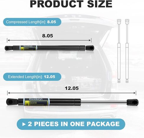 2 Pack Rear Trunk Lift Supports Shocks Struts for Cadillac CTS 2008-2014 SG430086 in Kuwait