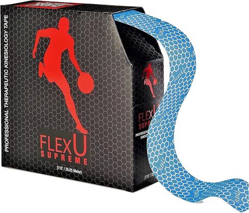 Kinesiology Tape 140 Pre-Cut Strips or Continuous Roll; Ultra-Thin Hypoallergenic Latex-Free; Designed as Sports Therapy Support for Muscles & Joints; Knee Shoulder & Back Support; Long Lasting in Saudi Arabia