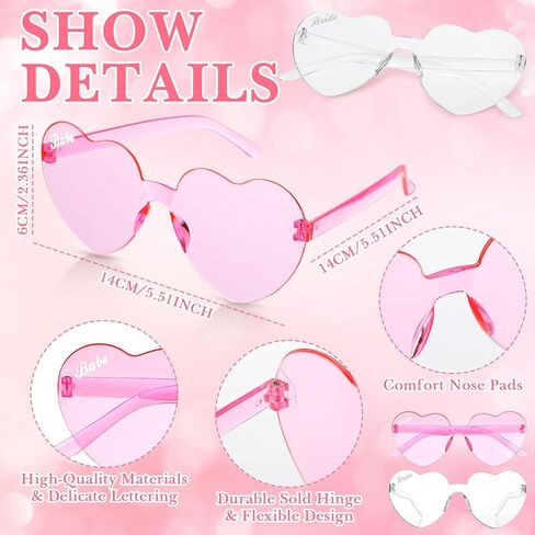 12 Sets Bachelorette Party Decorations Bachelorette Sunglasses Satin Bridesmaid Scrunchies Wristbands for Bridesmaids in Saudi Arabia