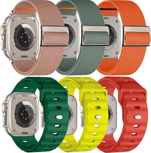 Compatible with Apple Watch Ultra 2 Band/Watch Ultra Band 49mm 45mm 44mm 42mm, Replacement Strap for Men Women iWatch Bands Series Ultra 9 8 7 6 5 4 3 2 SE in Saudi Arabia
