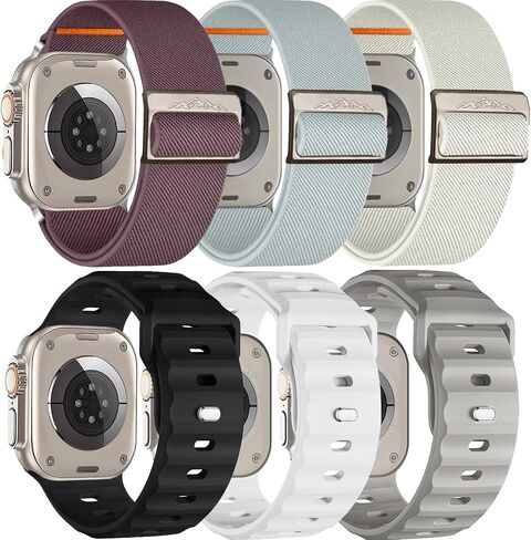 Compatible with Apple Watch Ultra 2 Band/Watch Ultra Band 49mm 45mm 44mm 42mm, Replacement Strap for Men Women iWatch Bands Series Ultra 9 8 7 6 5 4 3 2 SE in Saudi Arabia