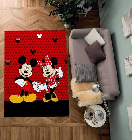 PooBa Cute Mouse Area Rug Cartoon Anime Popular Rug Movie Cartoon Character Carpet for Livingroom Child Room Bedroom Playroom Home Decor Floor Mat 2' x 3' in Saudi Arabia