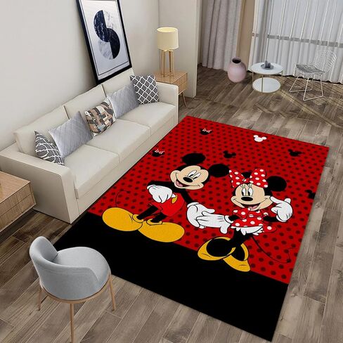 PooBa Cute Mouse Area Rug Cartoon Anime Popular Rug Movie Cartoon Character Carpet for Livingroom Child Room Bedroom Playroom Home Decor Floor Mat 2' x 3' in Saudi Arabia