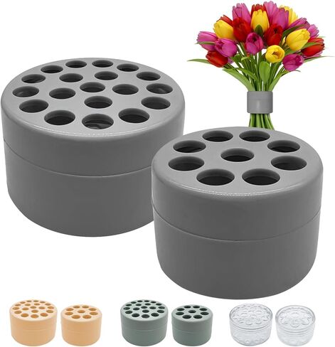 Spiral Ikebana Stem Holder,Flower Arranger Twist Bouquet Holder Reusable Floral Grid for Vasewedding Bouquet Holder (Green) in Saudi Arabia