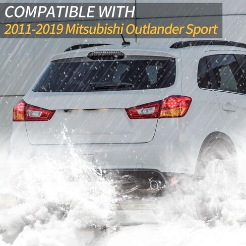 ضوء خلفي خارجي من Sunhua متوافق مع 2011-2019 Mitsubishi Outlander Sport ASX RVR، عدسة خلفية بديلة للضوء الخلفي للفرامل (الجانب الأيمن/الراكب) in Kuwait