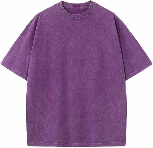 Oversized Cotton T-shirt for Men Women Pack Vintage Tee Casual Summer Short Sleeve Loose Basic Tops in Saudi Arabia