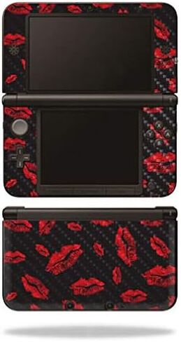 MightySkins Carbon Fiber Skin for Nintendo 3DS XL Original (2012-2014) - 90s Fun | Protective, Durable Textured Carbon Fiber Finish | Easy to Apply, Remove, and Change Styles | Made in The USA in Saudi Arabia