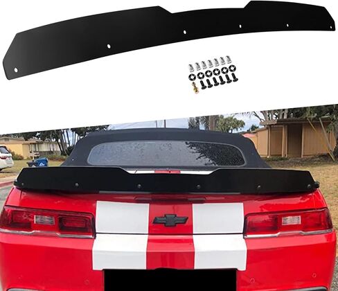 سبويلر خلفي من Wickerbill لسيارة 2014-2015 Chevy 5th Gen Camaro SS, RS, LS, LT, 1LE, ZL1، قطعة واحدة أضف على طراز Wicker Bill Spoiler in Saudi Arabia