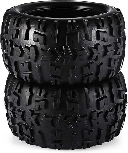 مجموعة إطارات وعجلات RC 150 مم، إطارات سداسية 17 مم لسيارة مونستر 1:8 ريدكات روفان HPI E-MAXX سافاج فلوكس HSP كيوشو هوباو أرما كراتون (4 قطع) in Saudi Arabia