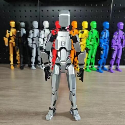 7PCS Assembly Completed T13 Action Figure 3D Printed Multi-Jointed Movable,Lucky 13 Action Figures,Multi-Articular Action Figures,Desktop Decorations,Creative Gifts (7 Colors) in Saudi Arabia