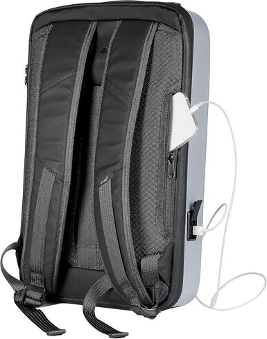 Origami Knapsack TSA Locks -Hard Shell Anti Theft Slimmest USB Charging Port Water Resistant Laptop Backpack I Business Travel Laptop Backpack for Men and Women (Silver) in Saudi Arabia