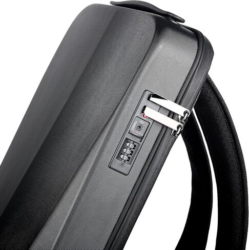 Origami Knapsack TSA Locks -Hard Shell Anti Theft Slimmest USB Charging Port Water Resistant Laptop Backpack I Business Travel Laptop Backpack for Men and Women (Silver) in Saudi Arabia