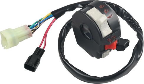Left Handlebar Switch Engine Start Compatible with Yamaha YFM Bruin 250/350 Big Bear 250/400 Grizzly 350/400/660 Wolverine 350/450 Kodiak 400/450 Raptor 350/660 Replacement for 5LP-83973-01-00 in Saudi Arabia