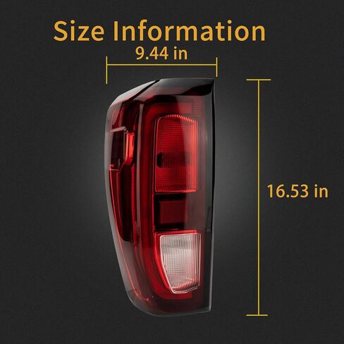 Tail Light Assembly Compatible With 2019-2022 GMC Sierra 1500/2500 Left Driver Side Halogen Rear Brake Lamps With Bulb And Wiring Harness in Saudi Arabia