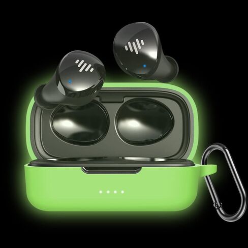 LEFXMOPHY Cover for iLuv TB100 Wireless Earbuds Case, Black Heavy Duty Silicone Protective Skin Sleeve in Kuwait