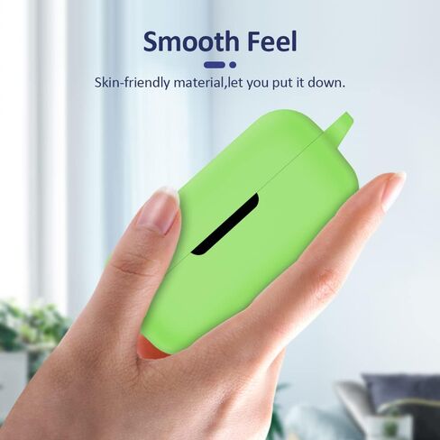 LEFXMOPHY Cover for iLuv TB100 Wireless Earbuds Case, Black Heavy Duty Silicone Protective Skin Sleeve in Kuwait