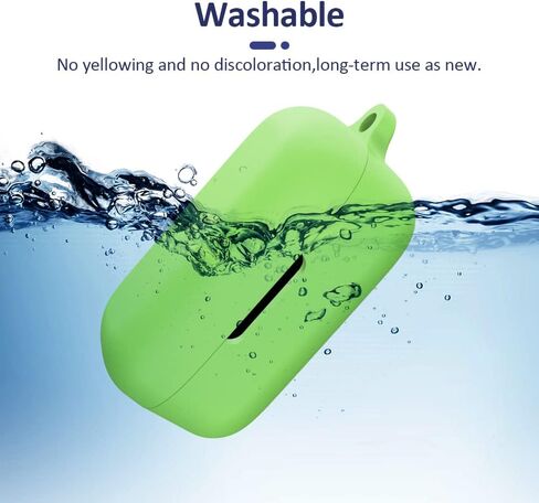 LEFXMOPHY Cover for iLuv TB100 Wireless Earbuds Case, Black Heavy Duty Silicone Protective Skin Sleeve in Kuwait