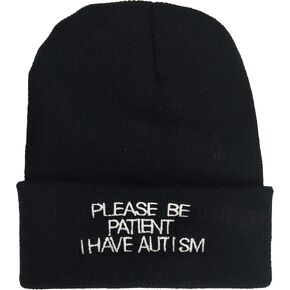 Daddy Letter Cap Very Casual Beanies Hat for Men Women Knitted Winter Hat Hip-Hop Skullies Cap Hats Black (Black+Letter) in Kuwait