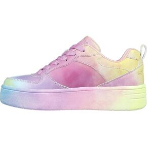 Skechers Girl's Street Court High-Electric Remix Sneaker