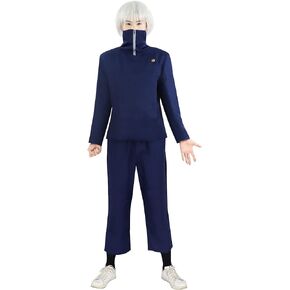 DAZCOS US Size Toge Inumaki Cosplay Costume High-collar Jacket Pants