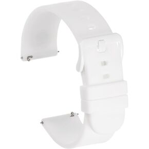 Silicone Watch Bands, Watch Strap Zinc Alloy Buckle Quick Release Watchband for Men Women