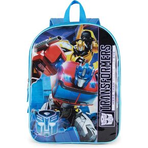Hasbro Transformers Backpack for Kids 15" | Cool Transformers Bookbag for Boys | Padded Straps & Large Zip Compartment | Transformers Back to School Supplies