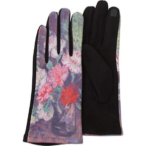 RainCaper van Gogh Carnations Womenís Texting Gloves Warm Touch Screen Gloves All-season Travel, Museum, Fashion & Dressy Gloves Fit Most
