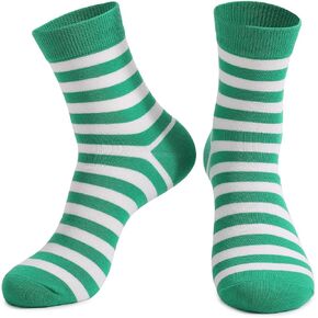 Ainuno Shamrock Socks for Men,Mens Cotton Quarter Socks St Patricks Day Socks