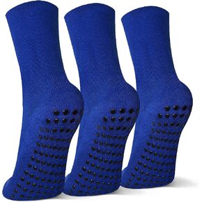 Raigoo Grip Slipper Socks For Kids(4-16 Years Old) Youth Boys & Girls,Non Slip Anti Skid Sport Athletic Hospital Socks