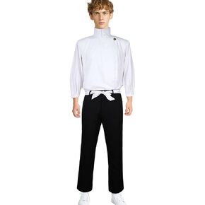 Cosplay Anime Suit White Shirt Black Pants Halloween Costume For Men