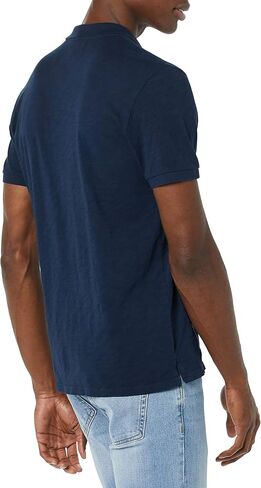Velvet by Graham & Spencer Men's Niko Short Sleeve Polo Shirt, Midnight, X-Large in Saudi Arabia