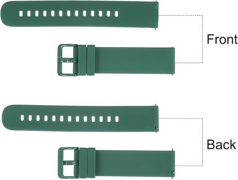 Silicone Watch Bands, Watch Strap Zinc Alloy Buckle Quick Release Watchband for Men Women in Kuwait