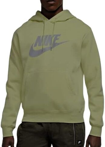 بلوفر بقلنسوة Q5 من Nike Sportswear للرجال باللون الأخضر اللامع in Saudi Arabia