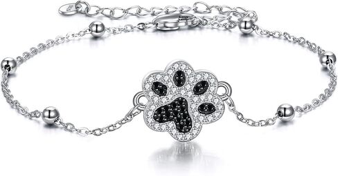 YFN Sterling Silver Bracelets Sunflower/Cardinal/Paw Print/Evil Eye Gifts for Women Girls in Saudi Arabia