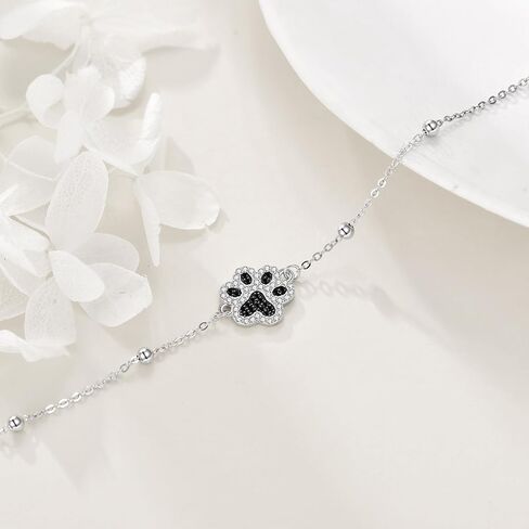 YFN Sterling Silver Bracelets Sunflower/Cardinal/Paw Print/Evil Eye Gifts for Women Girls in Saudi Arabia