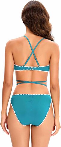 Lucky Brand Women's Standard Shell Stitch Hipster Bikini Bottom, Cheeky Coverage, Swimwear Separates in Saudi Arabia