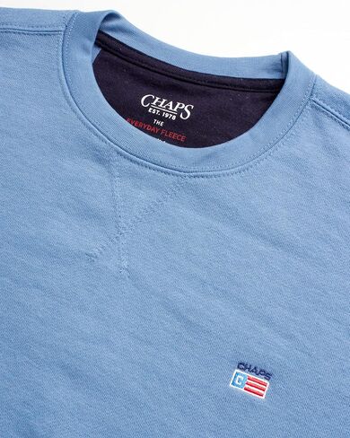 Chaps Men's Sweatshirt - Classic Fit Fleece Crewneck Pullover Sweatshirt for Men (S-2XL) in Saudi Arabia
