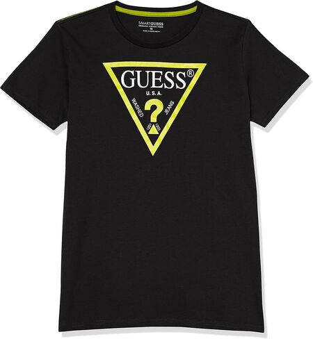 GUESS Boys' Big Organic Cotton Classic Logo T-Shirt in Saudi Arabia