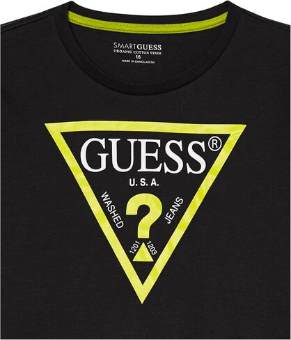 GUESS Boys' Big Organic Cotton Classic Logo T-Shirt in Saudi Arabia