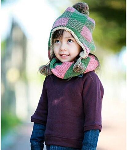 وشاح G&S للأطفال سميك محبوك ودافئ للأطفال الصغار بحلقة لا متناهية أوشحة ناعمة مكتنزة لتدفئة الرقبة للأولاد والبنات in Kuwait