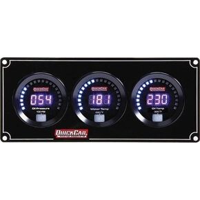 Quickcar Racing Products 67-3011 Digital 3-Gauge Panel