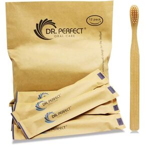 Bamboo Toothbrush Soft Natural Bristles (12)